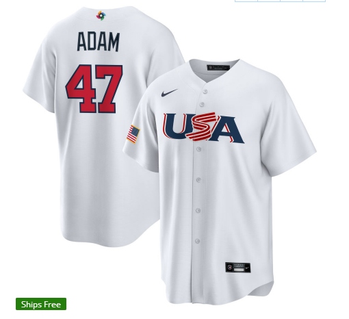 Baseball World Cup USA National Team Baseball Uniform Tee