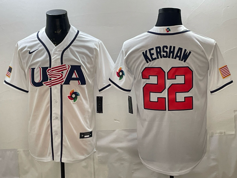USA National Embroidered Baseball Team 2026 World Cup Team Jersey T-shirt