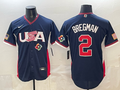 USA National Embroidered Baseball Team 2026 World Cup Team Jersey T-shirt