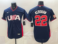 USA National Embroidered Baseball Team 2026 World Cup Team Jersey T-shirt