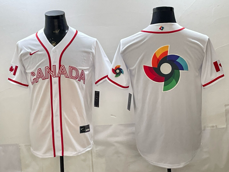 CANADA National Embroidered Baseball Team 2026 World Cup Team Jersey T-shirt