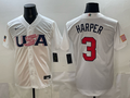 USA National Embroidered Baseball Team 2026 World Cup Team Jersey T-shirt