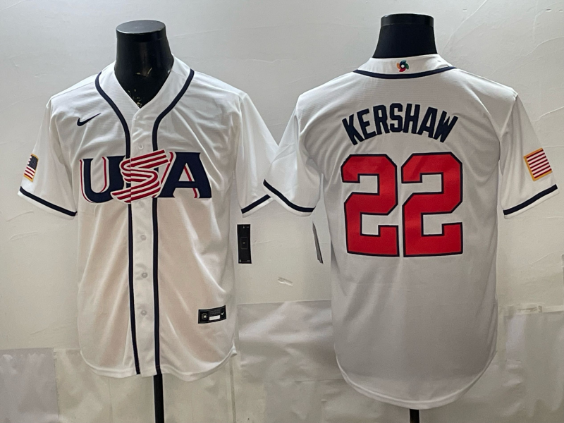 USA National Embroidered Baseball Team 2026 World Cup Team Jersey T-shirt