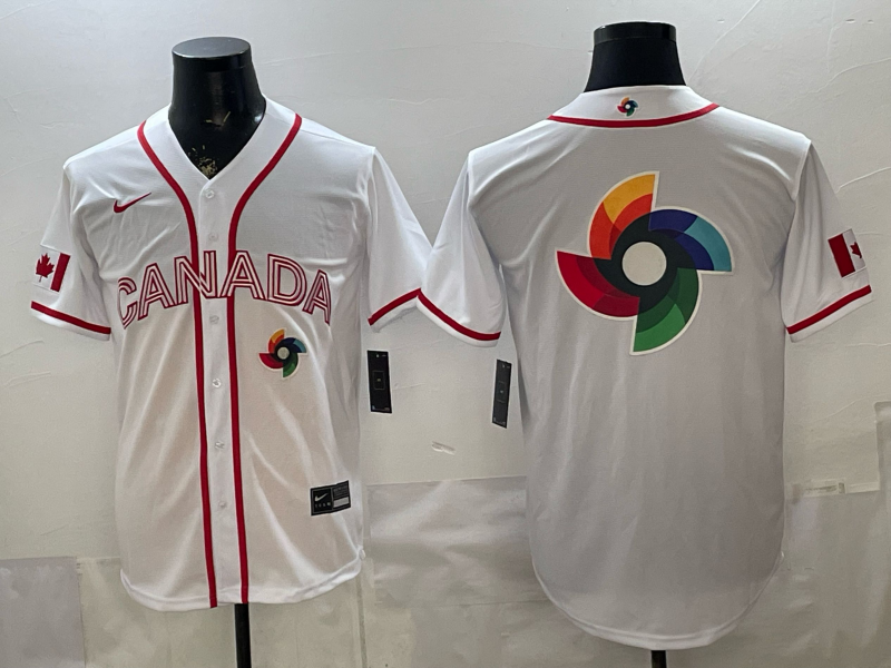 CANADA National Embroidered Baseball Team 2026 World Cup Team Jersey T-shirt