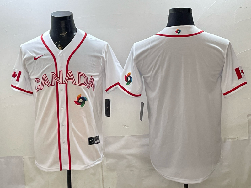 CANADA National Embroidered Baseball Team 2026 World Cup Team Jersey T-shirt