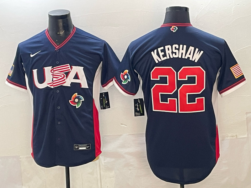 USA National Embroidered Baseball Team 2026 World Cup Team Jersey T-shirt