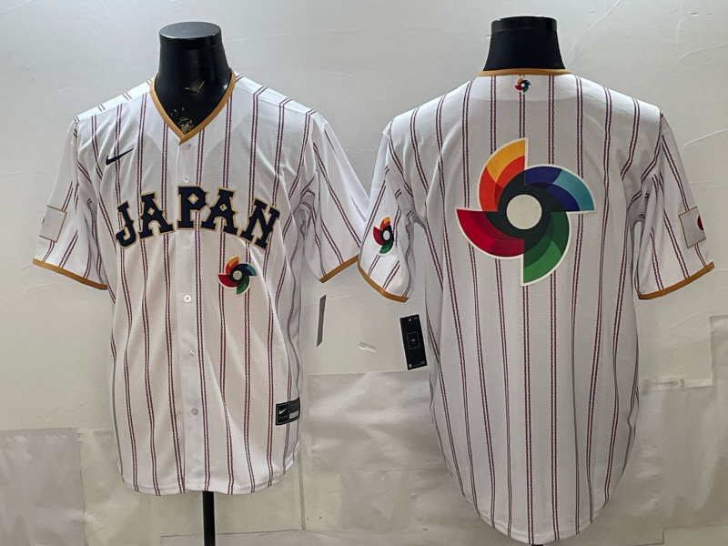 JAPAN National Embroidered Baseball Team 2026 World Cup Team Jersey T-shirt