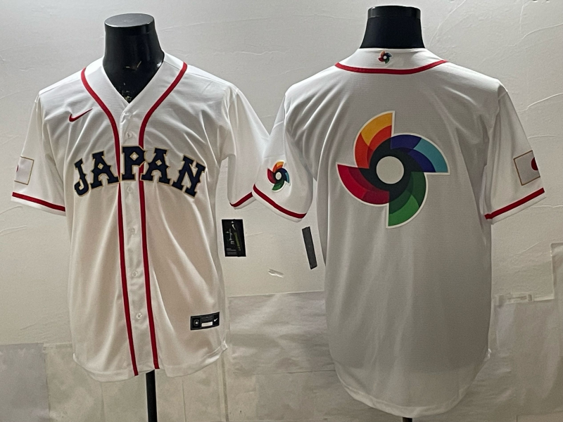 JAPAN National Embroidered Baseball Team 2026 World Cup Team Jersey T-shirt