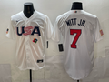 USA National Embroidered Baseball Team 2026 World Cup Team Jersey T-shirt