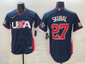 USA National Embroidered Baseball Team 2026 World Cup Team Jersey T-shirt