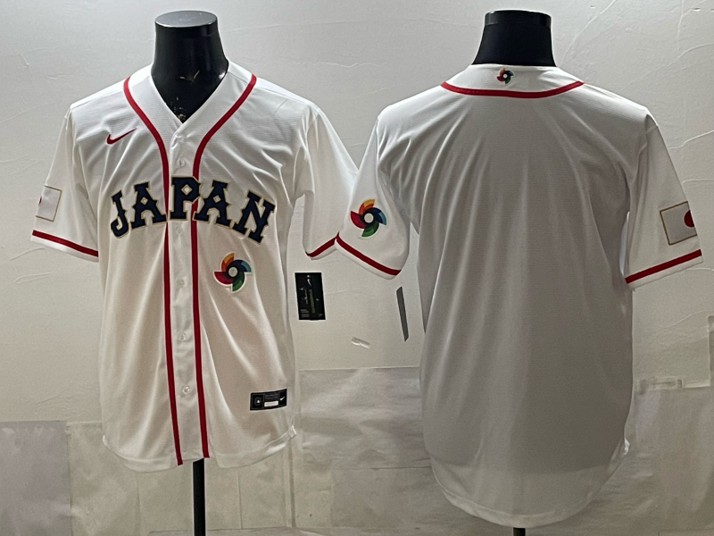 JAPAN National Embroidered Baseball Team 2026 World Cup Team Jersey T-shirt