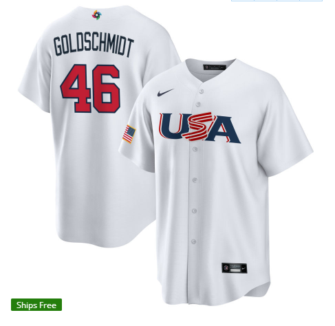 Baseball World Cup USA National Team Baseball Uniform Tee