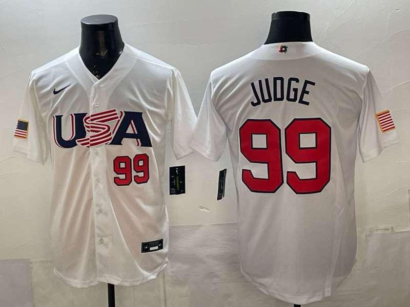 USA National Embroidered Baseball Team 2026 World Cup Team Jersey T-shirt