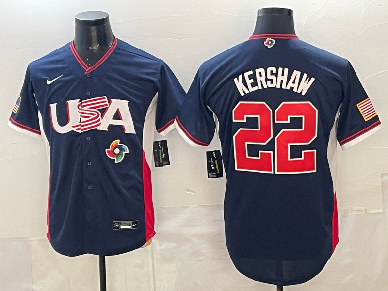 USA National Embroidered Baseball Team 2026 World Cup Team Jersey T-shirt