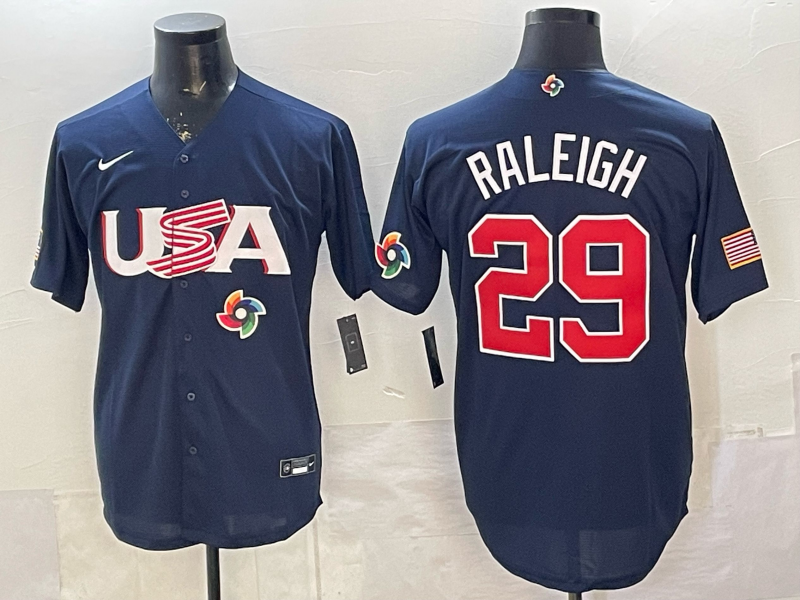 USA National Embroidered Baseball Team 2026 World Cup Team Jersey T-shirt