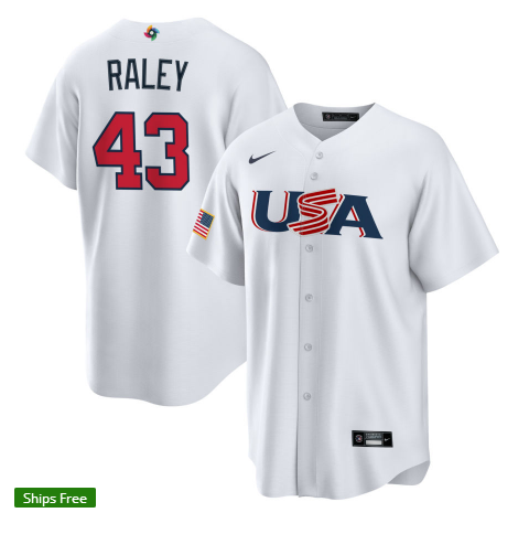 Baseball World Cup USA National Team Baseball Uniform Tee