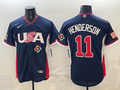 USA National Embroidered Baseball Team 2026 World Cup Team Jersey T-shirt