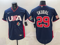 USA National Embroidered Baseball Team 2026 World Cup Team Jersey T-shirt