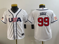 USA National Embroidered Baseball Team 2026 World Cup Team Jersey T-shirt