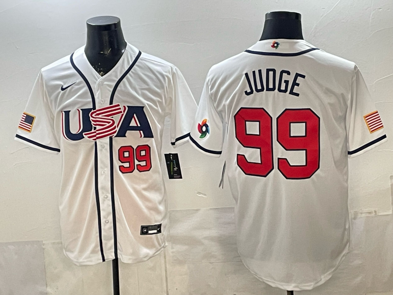 USA National Embroidered Baseball Team 2026 World Cup Team Jersey T-shirt