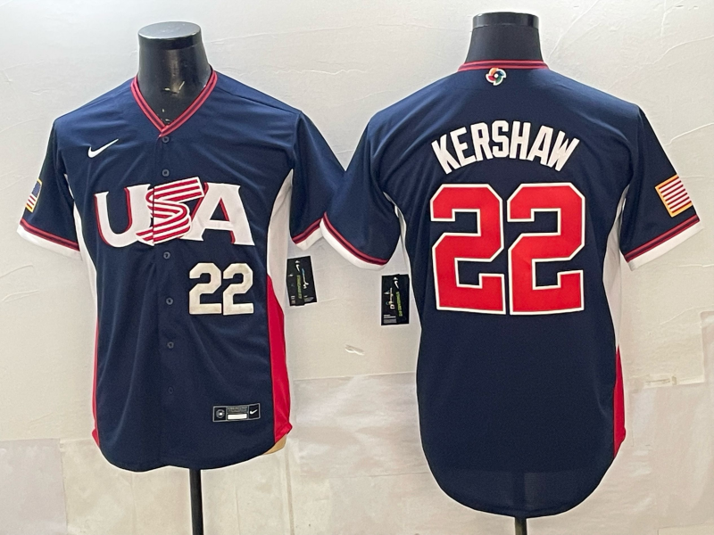 USA National Embroidered Baseball Team 2026 World Cup Team Jersey T-shirt