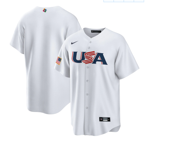 Baseball World Cup USA National Team Baseball Uniform Tee