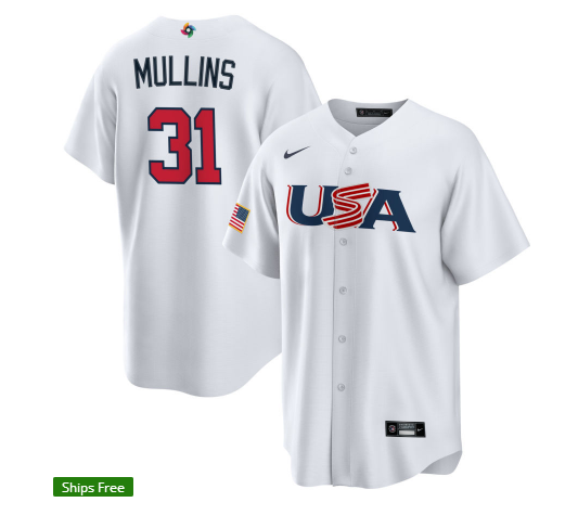 Baseball World Cup USA National Team Baseball Uniform Tee