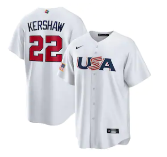 Baseball World Cup USA National Team Baseball Uniform Tee