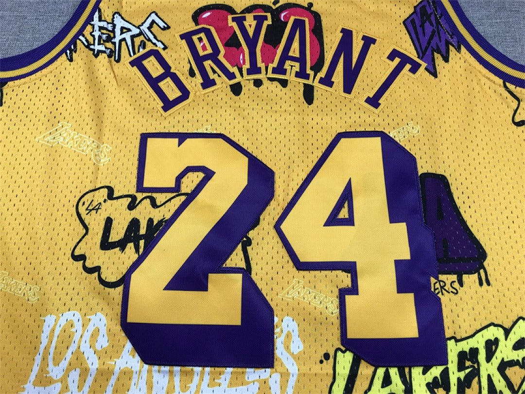 Kobe Bryant #24 Los Angeles Lakers NBA Retro Embroidered Jersey – Sizes S-XXXL