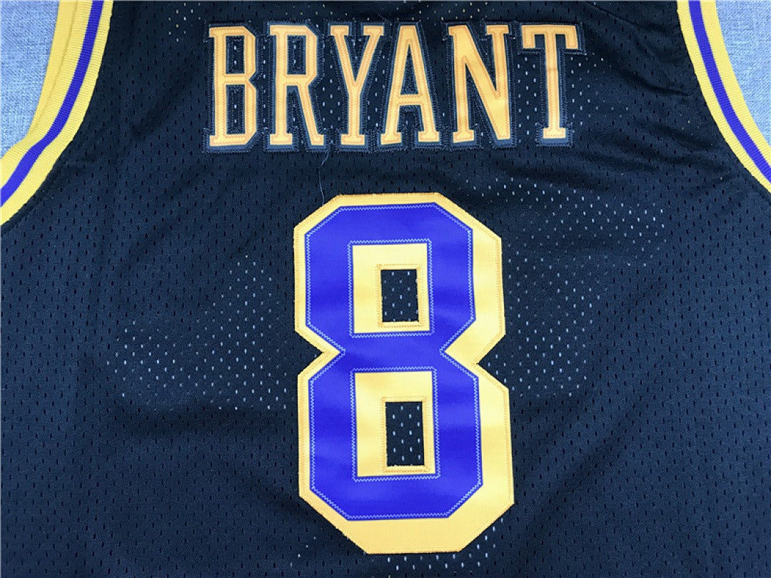 Los Angeles Lakers Kobe Bryant #8 NBA Retro Embroidered Jersey – Sizes S-XXXL