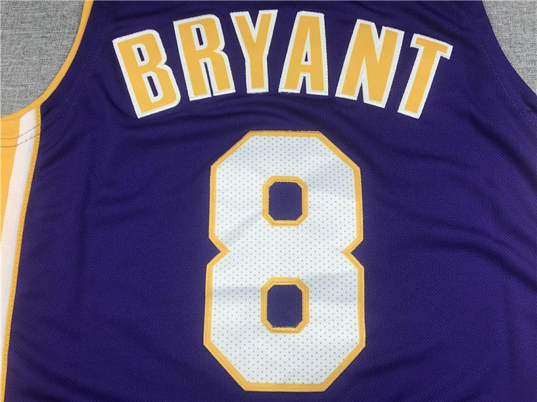 NBA Retro Los Angeles Lakers Kobe Bryant #8 Finals Jersey