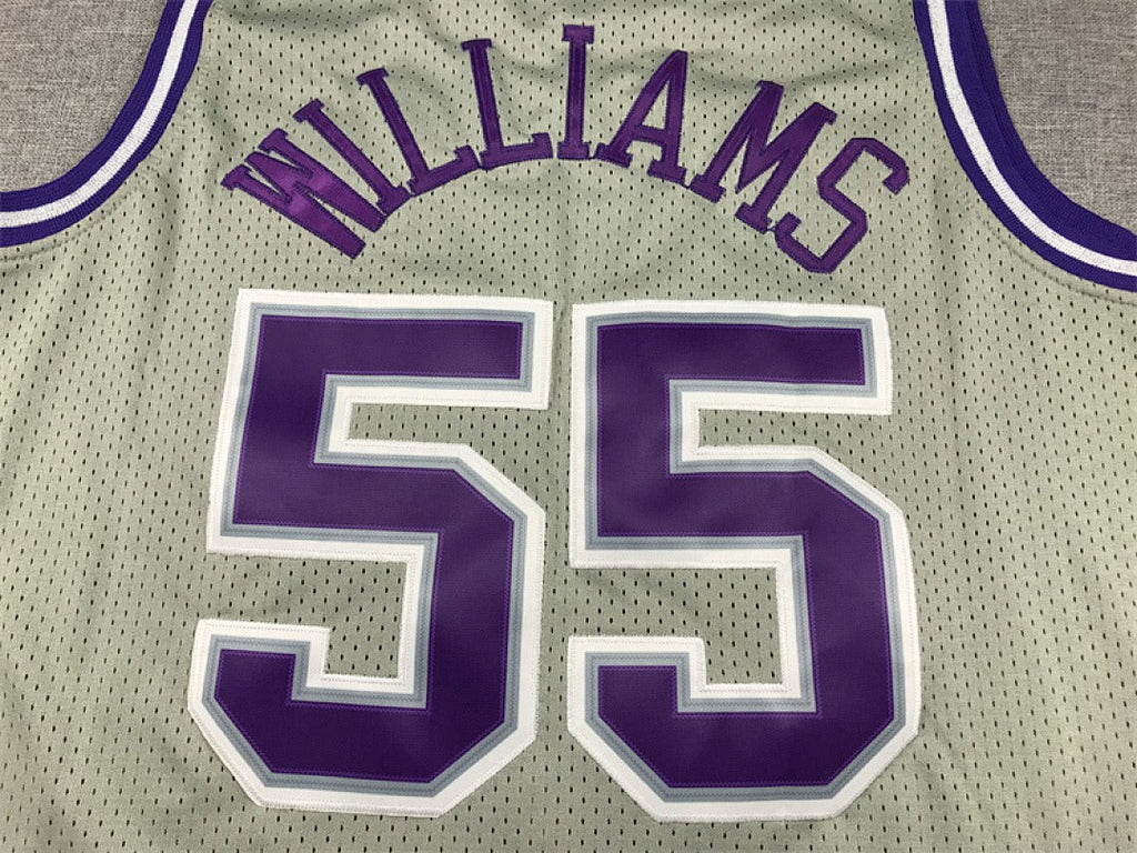 Sacramento Kings Jason Williams #55 NBA Retro Embroidered Jersey – Sizes S-XXXL