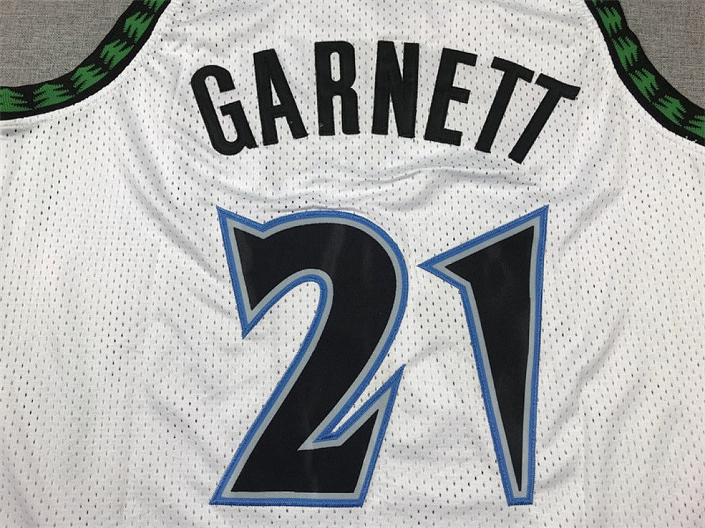Minnesota Timberwolves #21 Kevin Garnett Retro NBA Jersey – Sizes S–XXXL