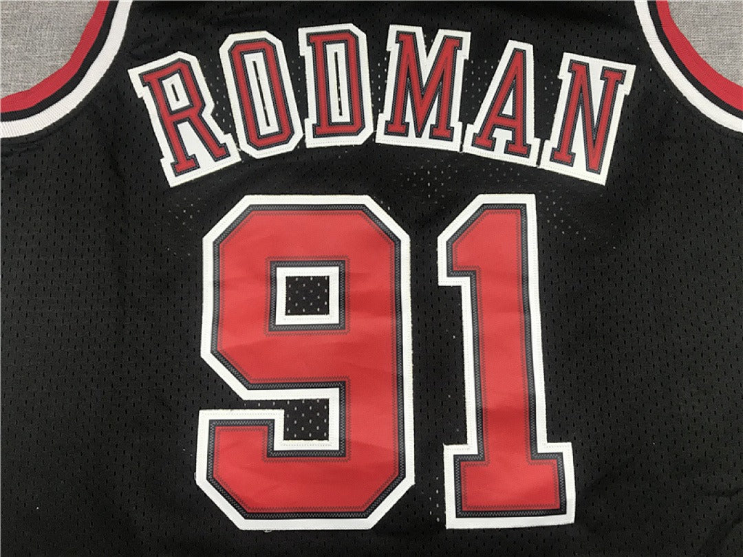 Chicago Rodman #91 NBA Retro Embroidered Jersey – Sizes S-XXXL