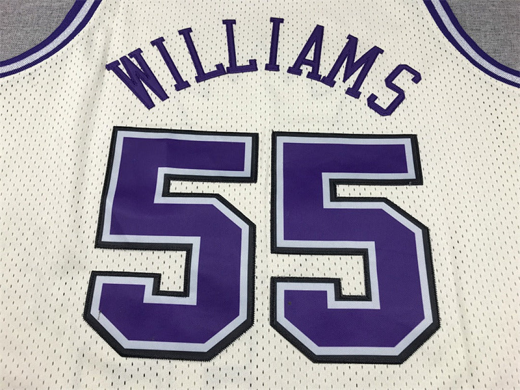 Sacramento Kings Jason Williams #55 NBA Retro Embroidered Jersey – Sizes S-XXXL