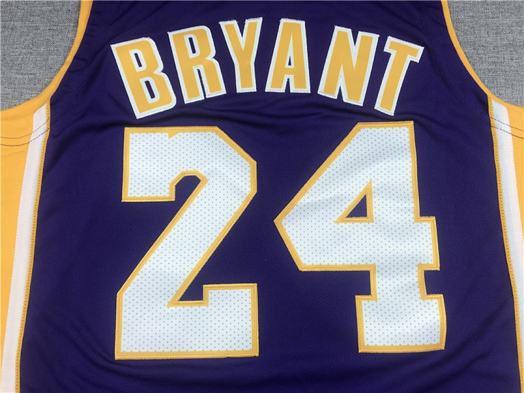 Kobe Bryant #24 Los Angeles Lakers NBA Retro Embroidered Jersey – Sizes S-XXXL