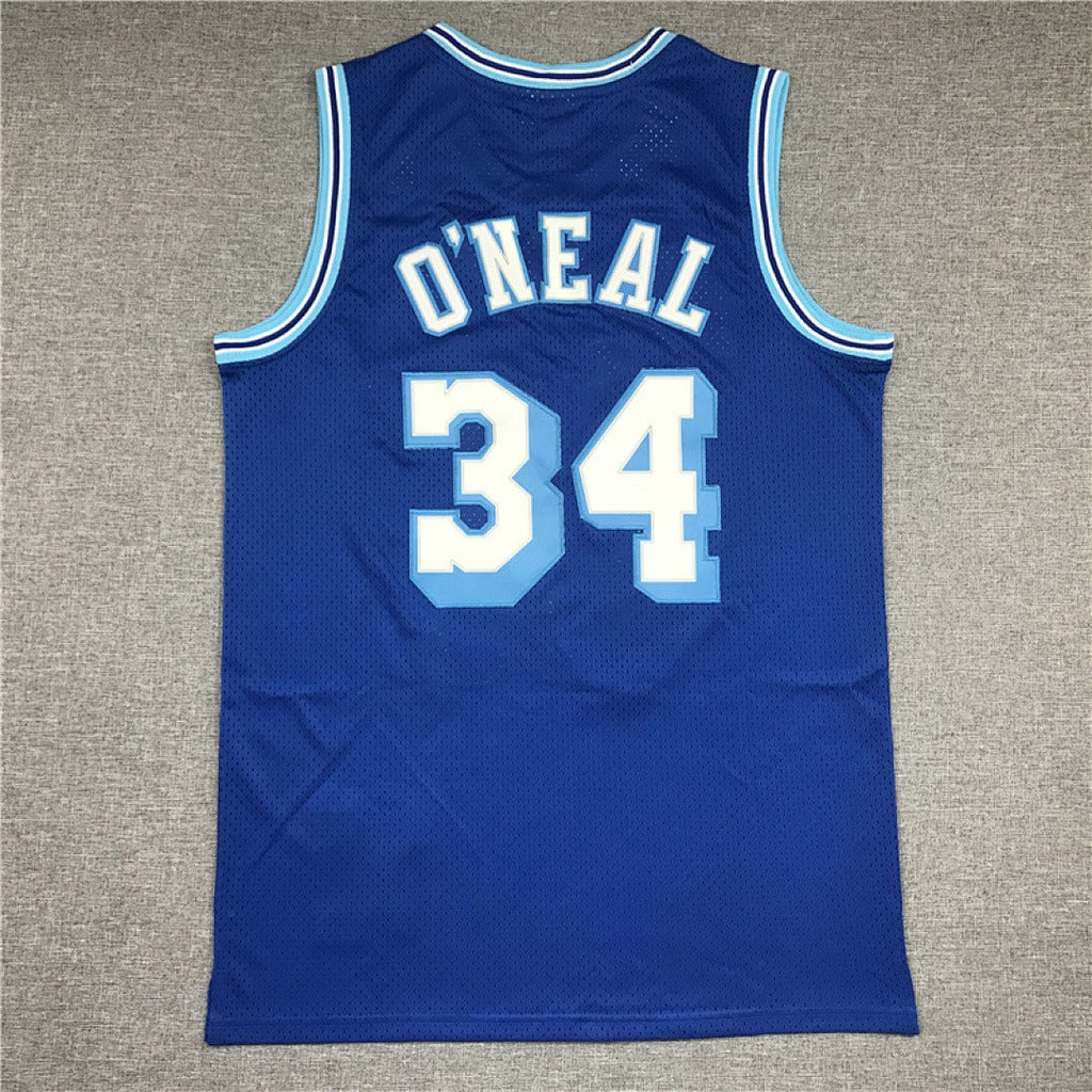Shaquille O'Neal #34 Los Angeles Lakers NBA Retro Embroidered Jersey – Sizes S-XXXL
