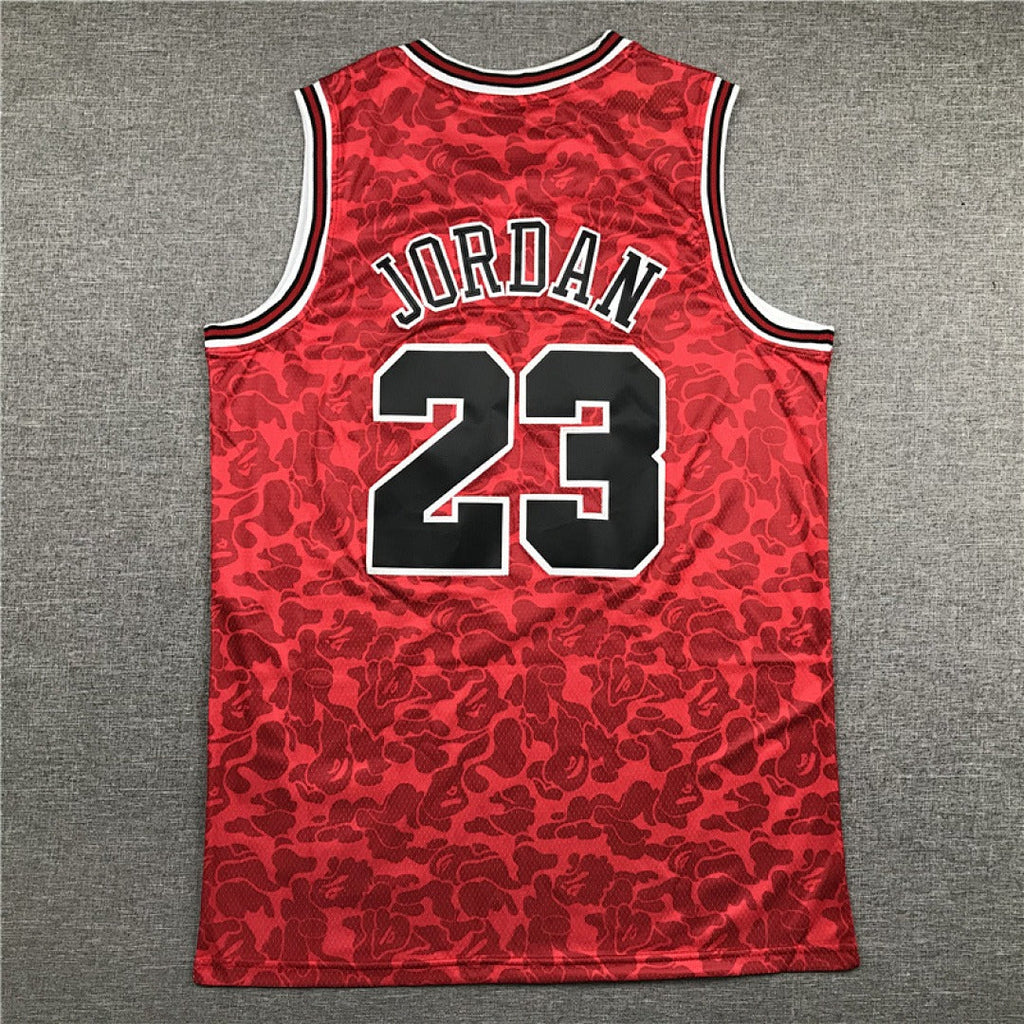 Michael Jordan #23 NBA Retro Collaboration Embroidered Jersey – Sizes S-XXXL