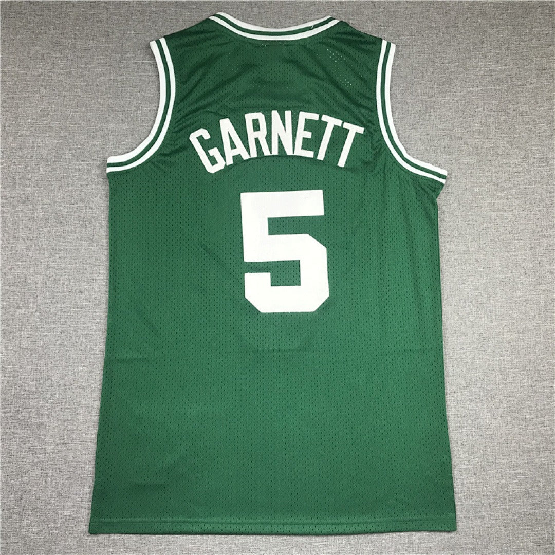 Kevin Garnett #5 Boston Celtics Retro NBA Jersey – Sizes S–XXXL