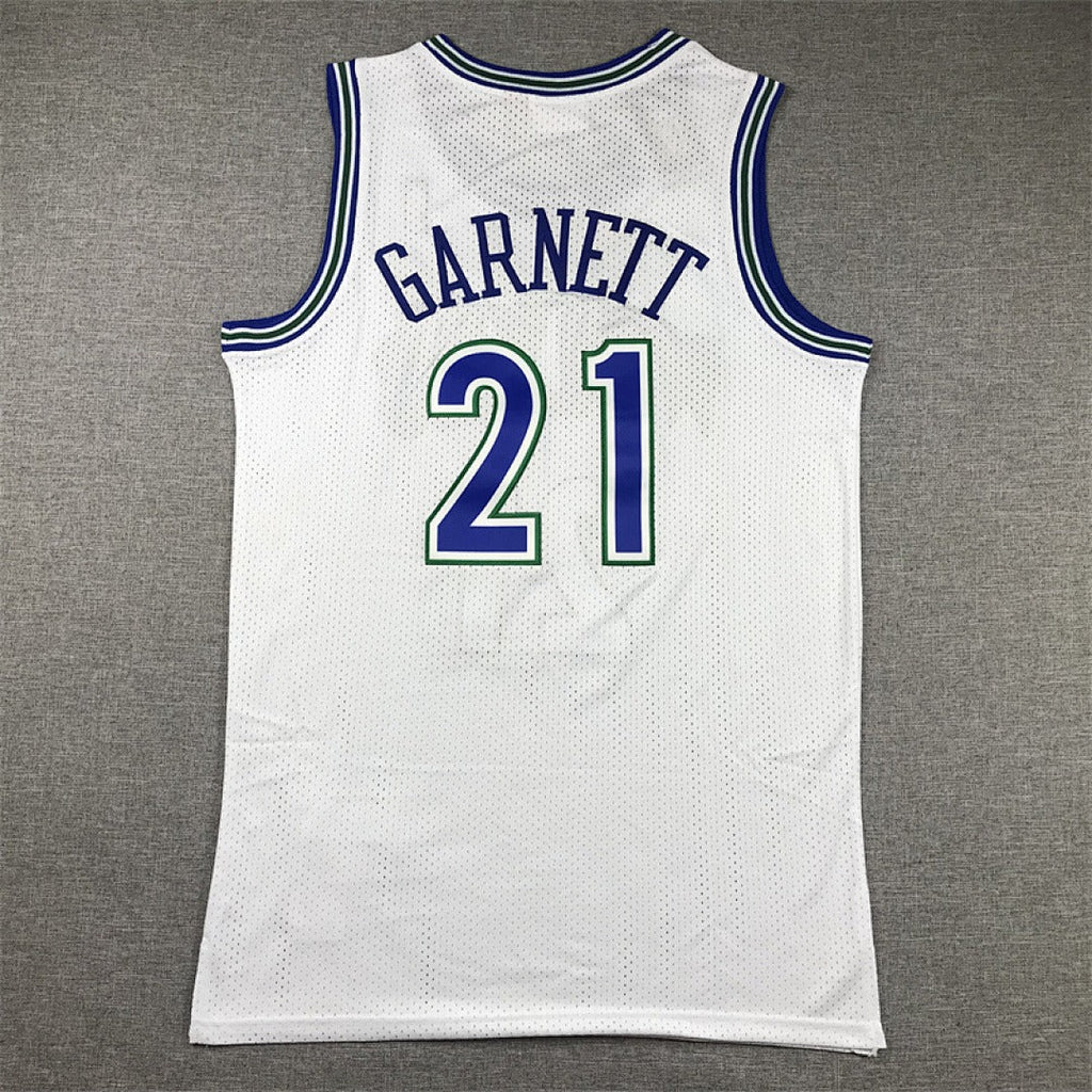 Minnesota Timberwolves #21 Kevin Garnett Retro NBA Jersey – Sizes S–XXXL