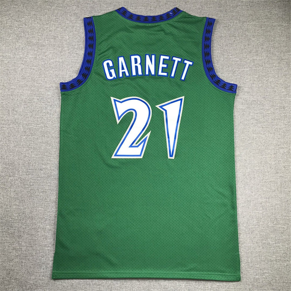 Minnesota Timberwolves #21 Kevin Garnett Retro NBA Jersey – Sizes S–XXXL
