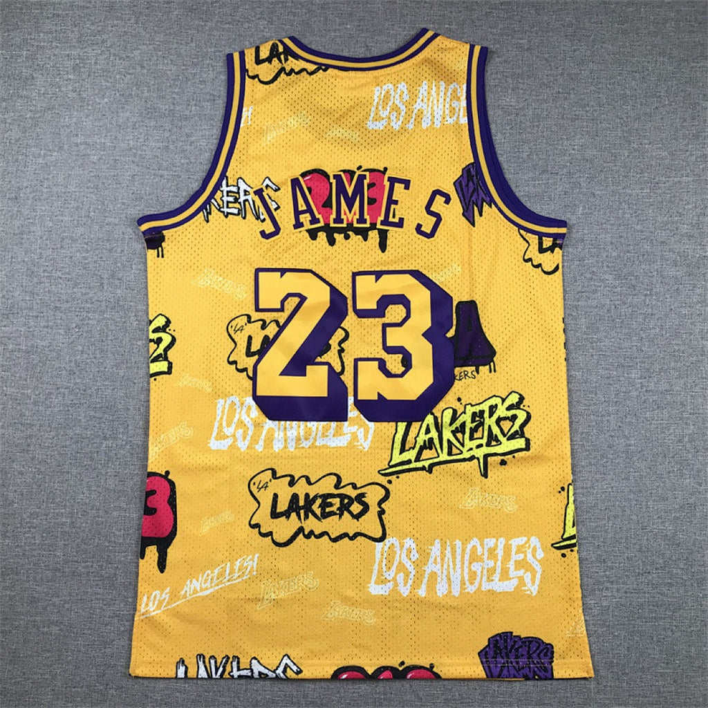 LeBron James #23 Los Angeles Lakers NBA Retro Embroidered Jersey – Sizes S-XXXL