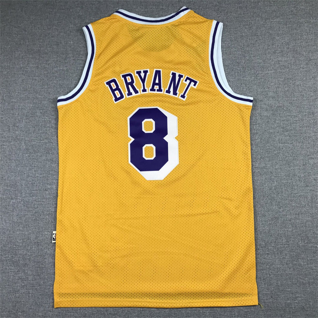 Los Angeles Lakers Kobe Bryant #8 NBA Retro Embroidered Jersey – Sizes S-XXXL