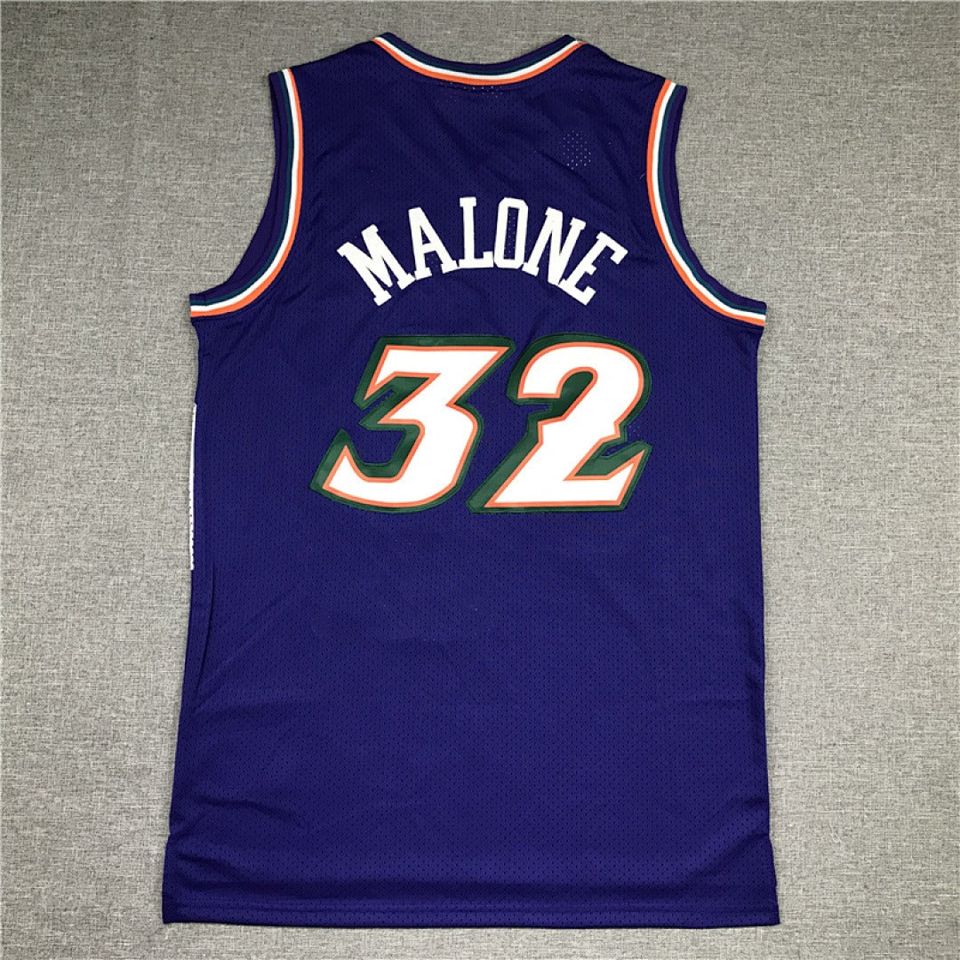 Karl Malone #32 Utah Jazz NBA Retro Jersey