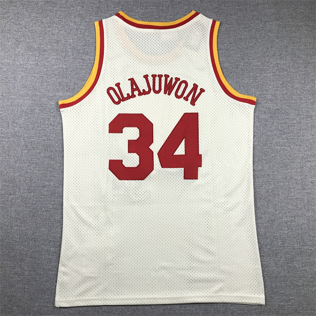Hakeem Olajuwon #34 Houston Rockets NBA Retro Jersey