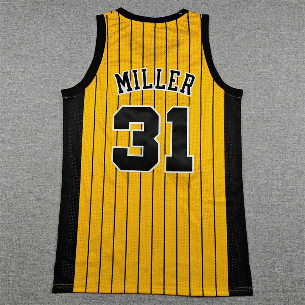 Reggie Miller #31 Indiana Pacers NBA Retro Embroidered Jersey