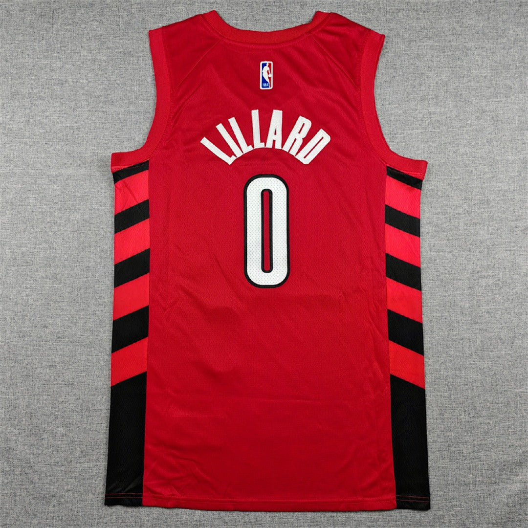 Portland Trail Blazers #0 Damian Lillard Retro NBA Jersey | Sizes S–XXXL
