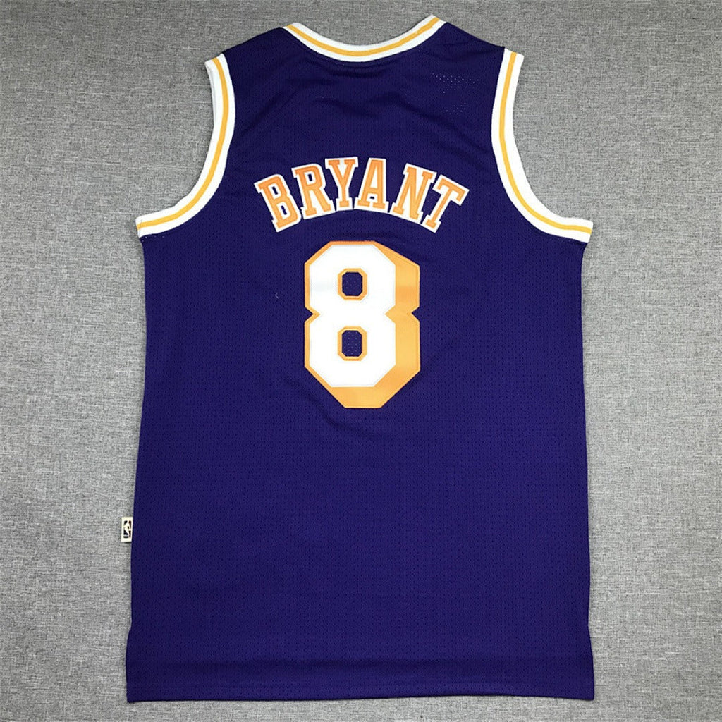 Los Angeles Lakers Kobe Bryant #8 NBA Retro Embroidered Jersey – Sizes S-XXXL
