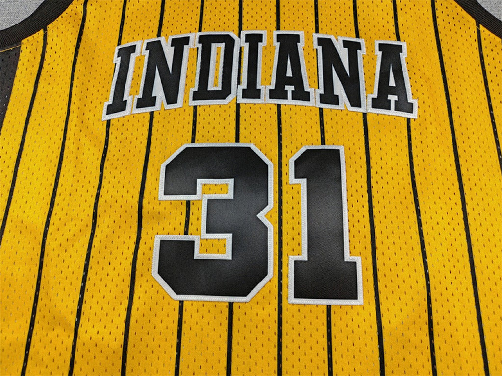 Reggie Miller #31 Indiana Pacers NBA Retro Embroidered Jersey