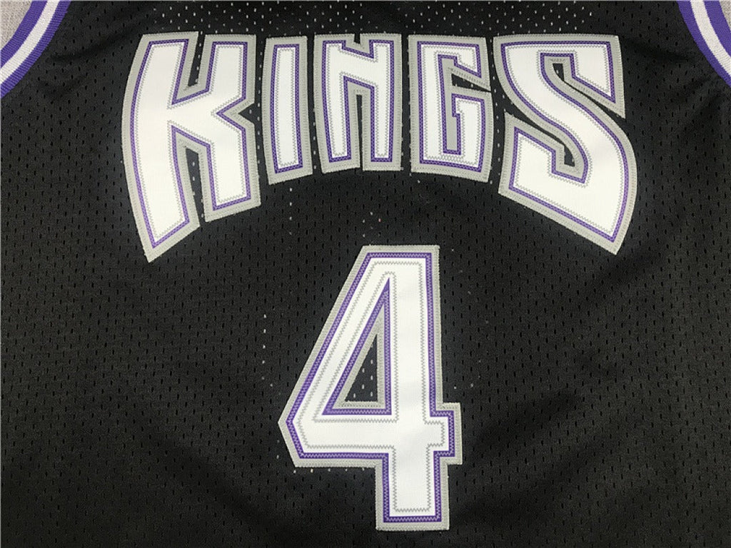 Sacramento Kings Webber #4 NBA Retro Embroidered Jersey – Sizes S-XXXL